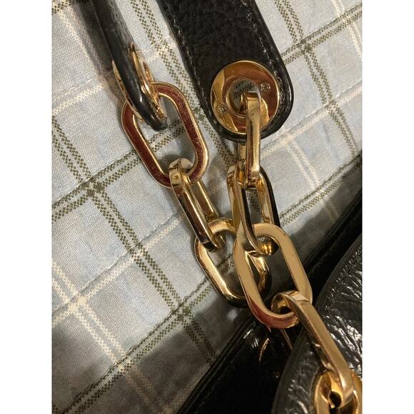 MICHAEL KORS, LARGE BLACK PEBBLED LEATHER SHOULDER BAG - Picture 12 of 15